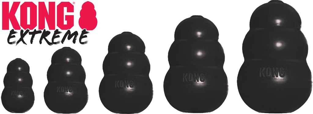 Kong Zwart Medium