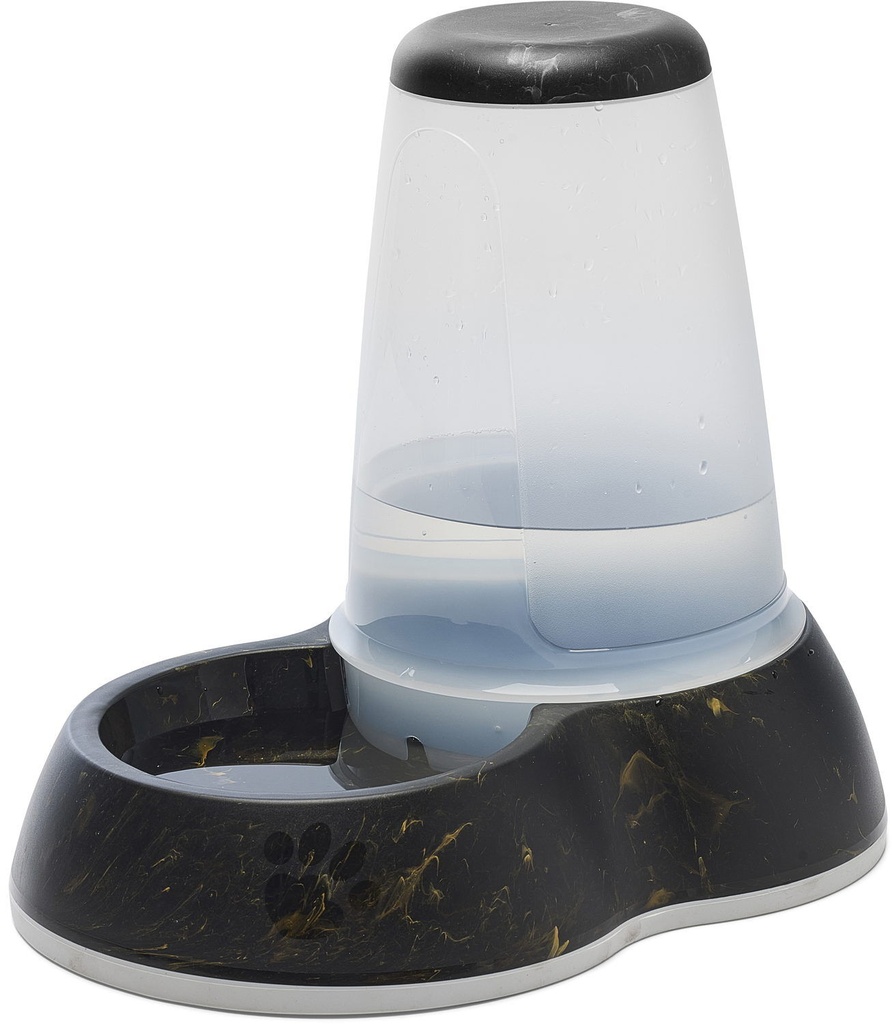 A8117 LOOP WATER STORE LARGE 3L MARBLE ZWART/GOUD