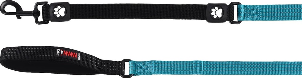 [521715] LOOPLIJN ELASTISCH NO SHOCK ZORBA TURQUOISE 75CM 25MM