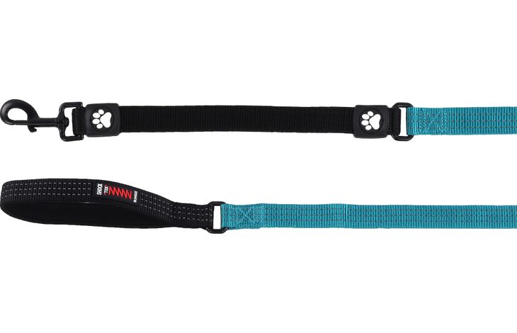 [521714] LOOPLIJN ELASTISCH NO SHOCK ZORBA TURQUOISE 130CM 25MM