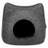[36318] Schuilplaats Cat, vilt, 38x35x37cm, antraciet