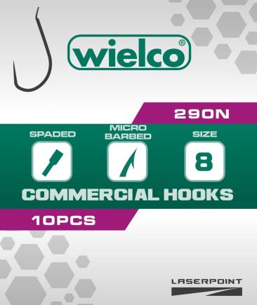 [FW4290-12] Wielco Laser Point 290N Commercial Micro Barbed Hooks 10pcs. 12