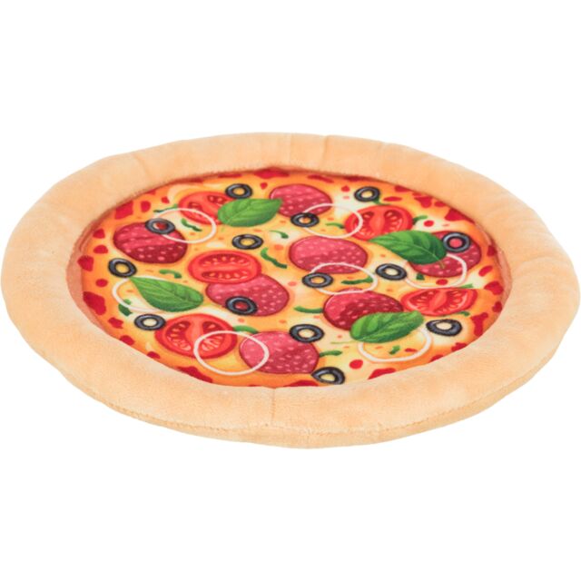 Pizza, pluche, ø 26 cm