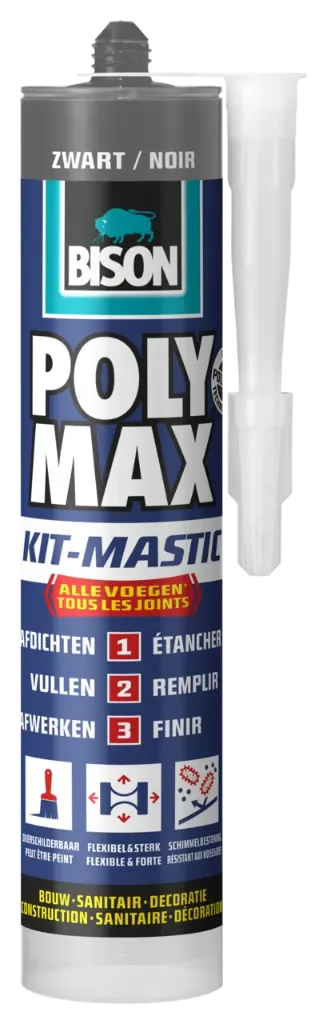 [62908924] BISON POLYMAX Seal 280ML Zwart