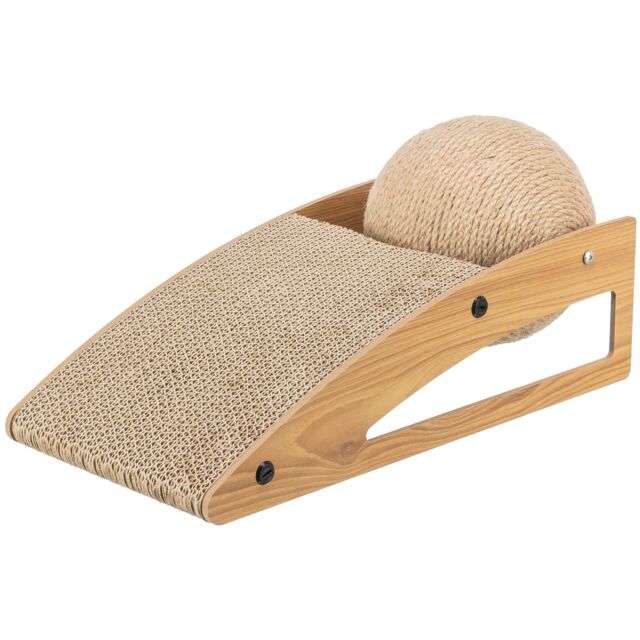 [48023] Krabhelling met bal, krabkarton/MDF, 40 × 17 × 20 cm