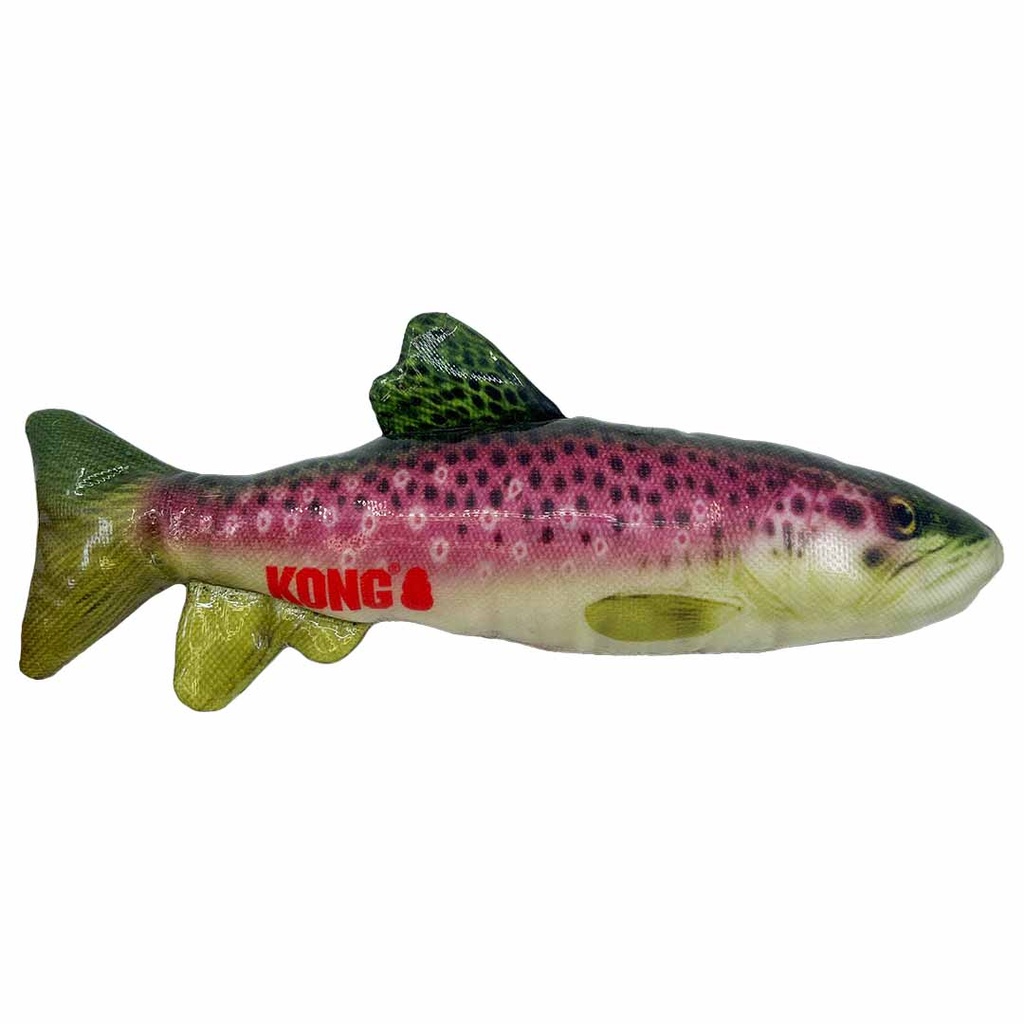 Kong Wild Shieldz Trout M - 28x13x6cm meerkleurig