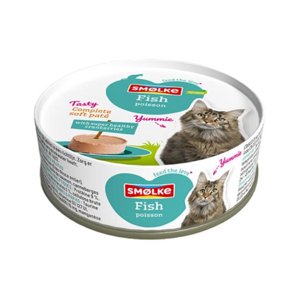 [26801] Smølke kat soft paté fish 80gr