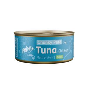 Prins Wet Food Cat chunky paté tonijn en kip 70gr