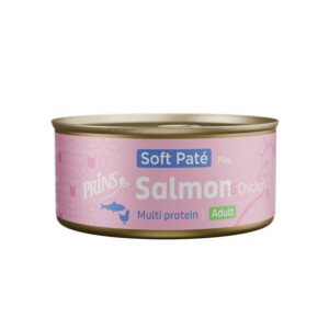 Prins Wet Food Cat soft paté zalm en kip 70gr