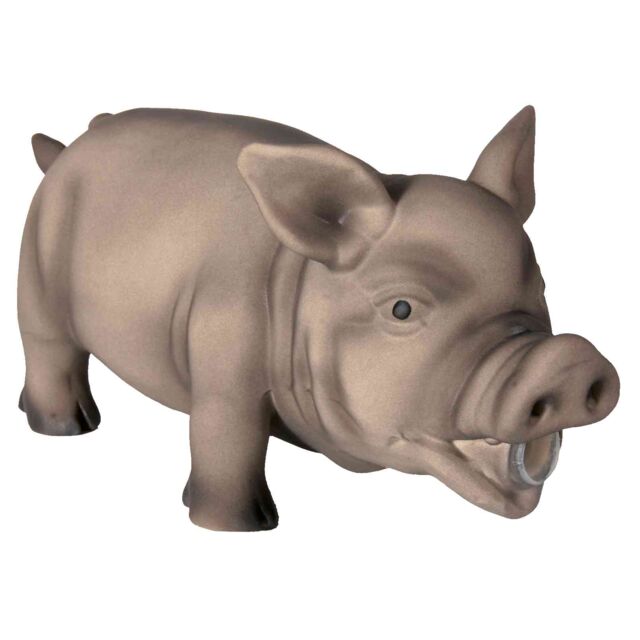 Varken, dierenstem, latex/polyestervlies, 21 cm, diverse