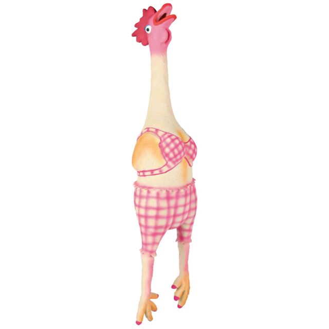 Hen, dierenstem, latex/polyestervlies, 48 cm