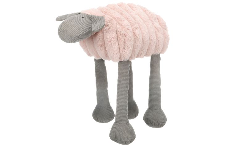SPEELGOED RIBOLA SCHAAP ZITTEND ROZE L 25x20,5x65CM