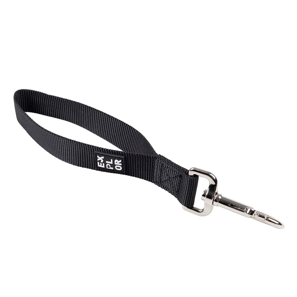 Leiband kort Classic 30cm/25mm zwart