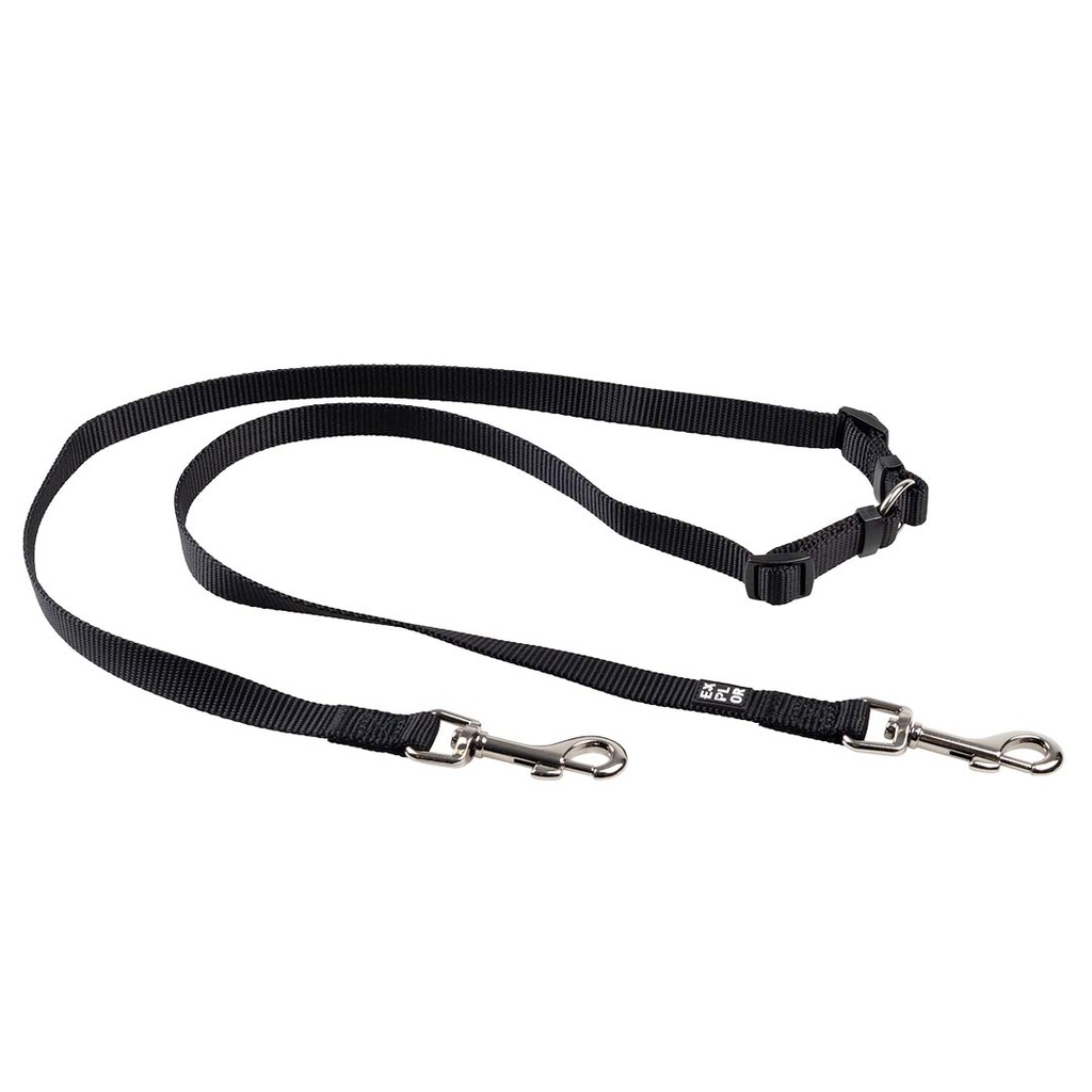 [16490] Koppelstuk Classic 40-70cm/15mm zwart
