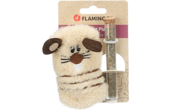[562081] SPEELGOED TUCCA MUIS BEIGE 8,5x2,6x11CM