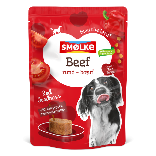 [37259] Smolke hond pouch beef 300gr