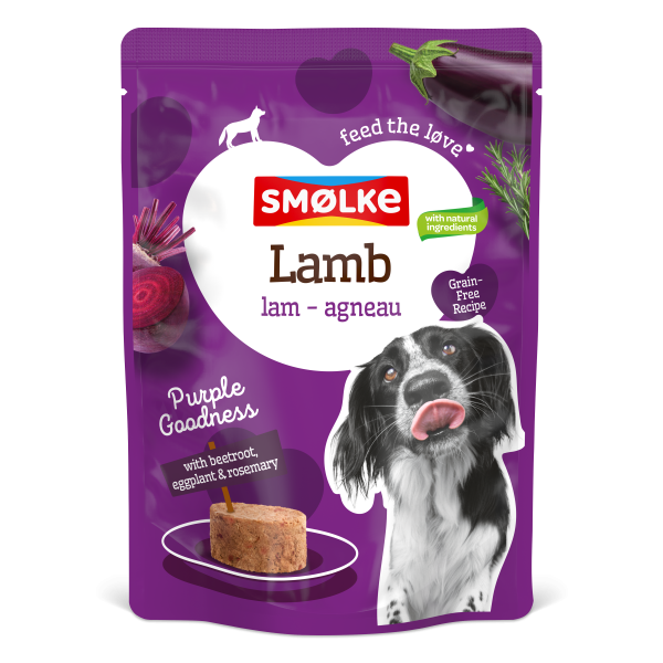 [37257] Smolke hond pouch Lamb 300gr