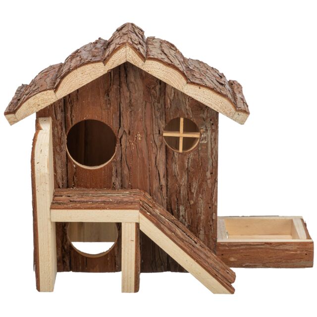 [61778] Huis Henna Hamsters schors27*21*15cm
