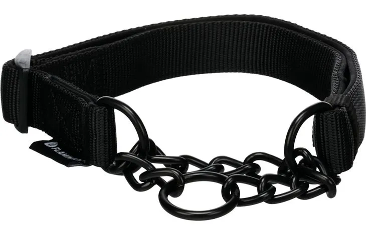 Anti-trek halsband Sarro Zwart S/M