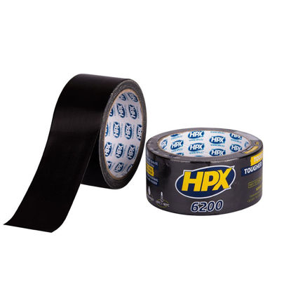 DUCT tape / reparatietape ZWART 48mm x 10m