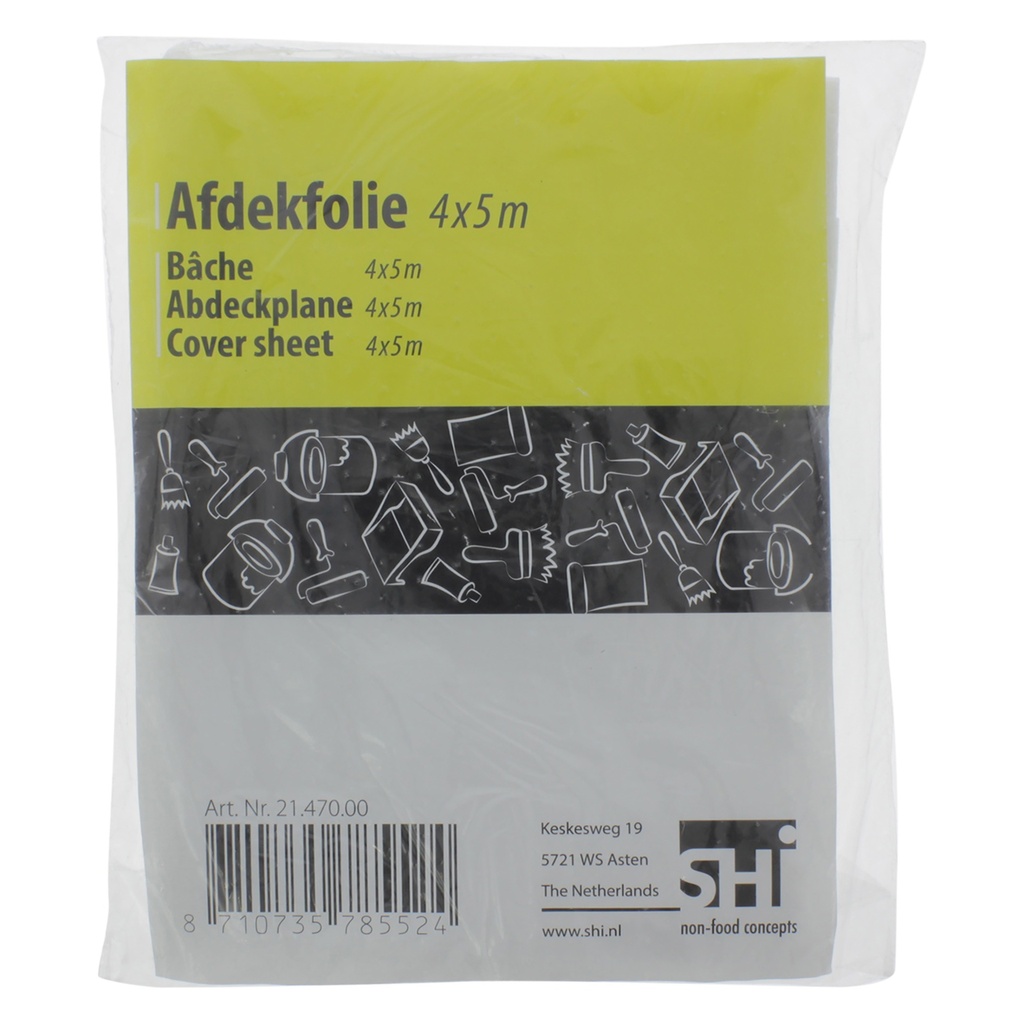 [21.470.00] ELMA AFDEKFOLIE 5X4MTR 0.007mm