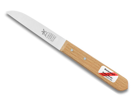 [1002] Molenmesje houten handvat