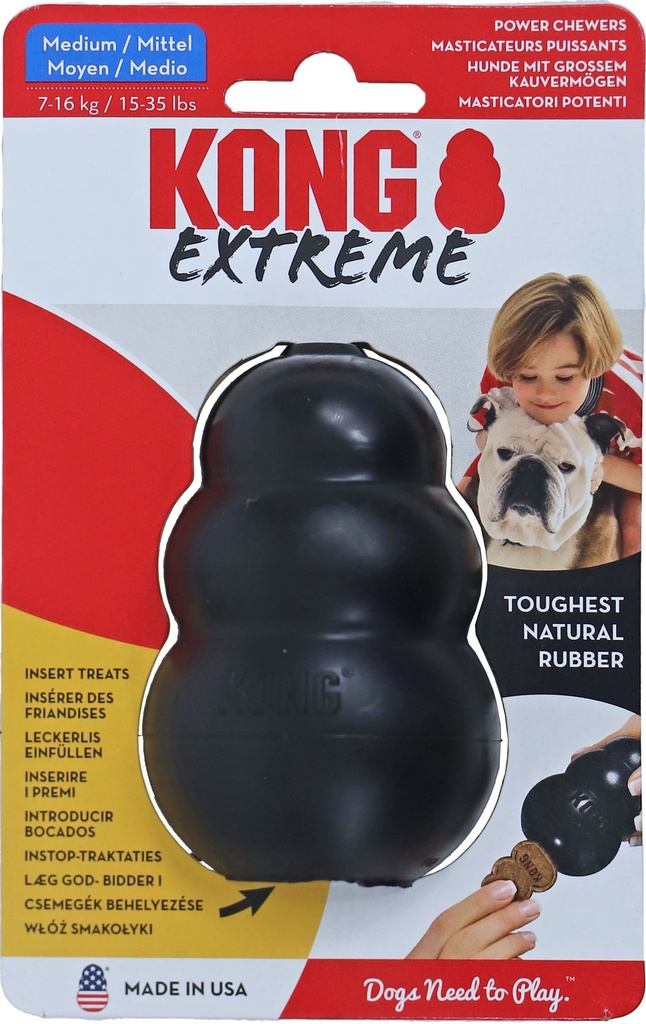[020 7603] Kong Zwart Medium