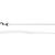 Art leather lijn wit 11mm 110 cm