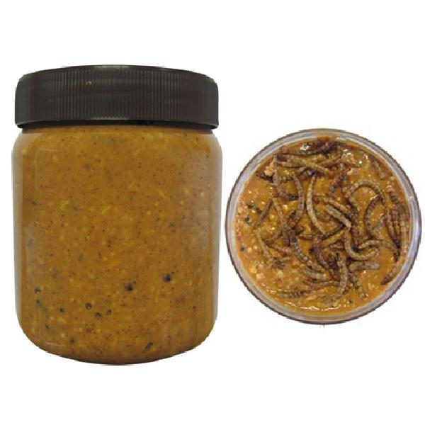 * Vogelpindakaas met meelwormen 500gr
