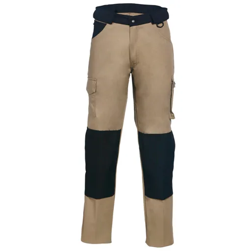 [BR_178137] Worker broek Havep +kniezak, camel/zwart, 52