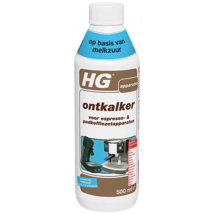 [627050100] HG KOFFIEMACHINE ONTKALKER MELKZUUR 0,5L