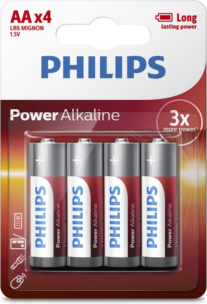 [37305] Philips PowerAlkaline 4xAA 1.5V