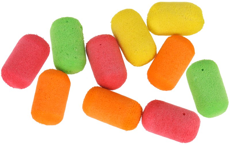 [E-0097] LFT Nugget Foam Baits assorted 10pcs.