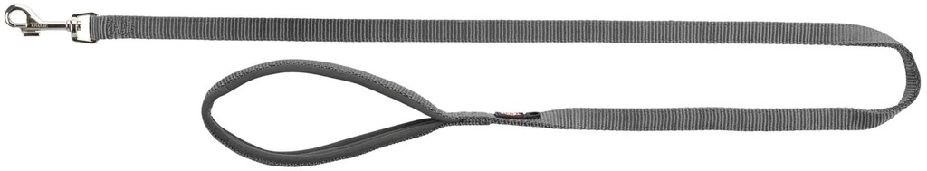 [BR_194366] Premium Riem, M–L: 1,00 m/20 mm, grafiet