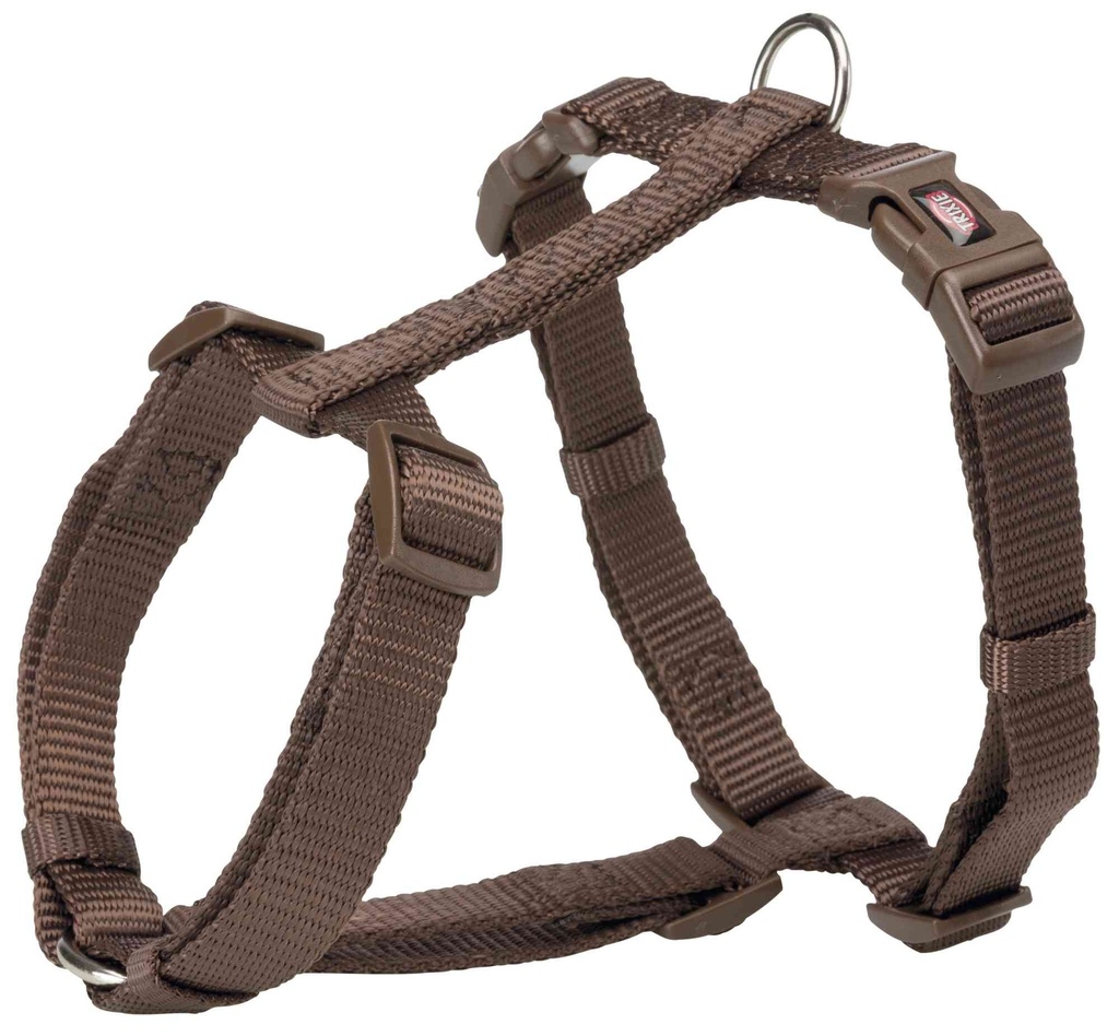 [BR_194526] Premium H-Tuig, L–XL: 75–120 cm/25 mm, mokka