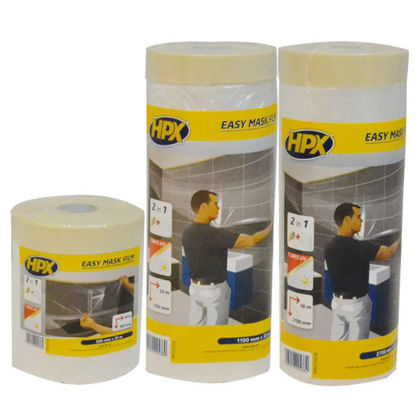 [PM5533] Afdekfolie met afplakband Easy mask film crêpe 55cm x 33m.
