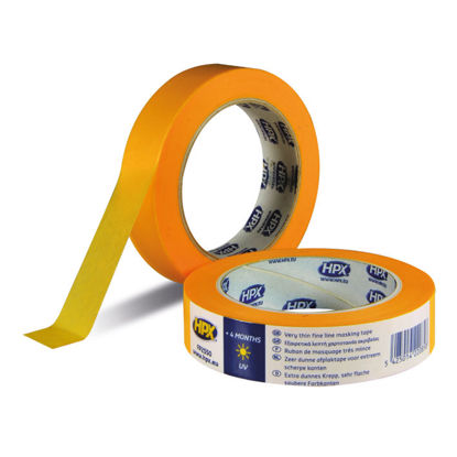 [FP2550] Afplakband Masking tape 4400 ORANJE 25mm x 50m