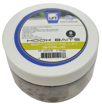 [YF-10578] LFT Precision Soft Hook Pellets 50gr. 8mm. Garlic