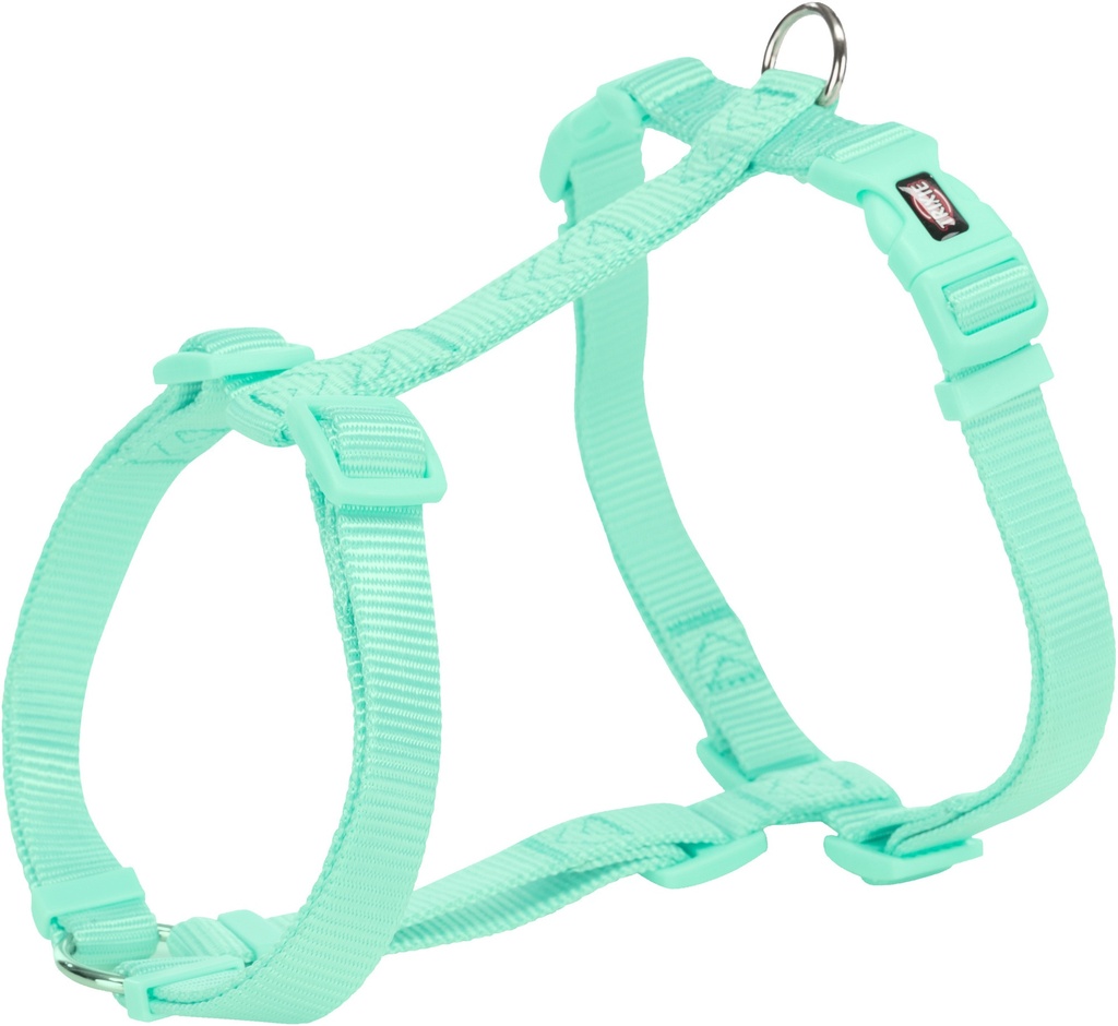 Premium H-tuig, M–L: 52–75 cm/20 mm, mintgroen
