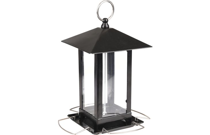 [BR_202963] # VOEDERSILO ZADEN KIMI METAAL ZWART 14x14x22CM