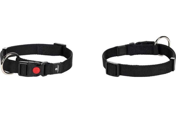 HALSBAND ZIGGI ZWART 20-35CM 10MM