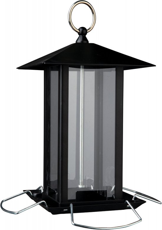 [55621] # Voerdispenser, metaal, 1.000 ml/20 cm, zwart