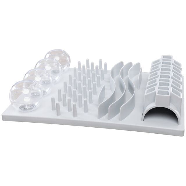 [BR_214652] # Cat Activity strategiespel Fun Board, 30 × 40 cm, lichtgrijs