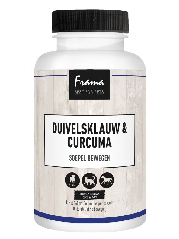 [fd0151  oude datum binnen gekregen] Frama Duivelsklauw & Curcuma 60 caps
