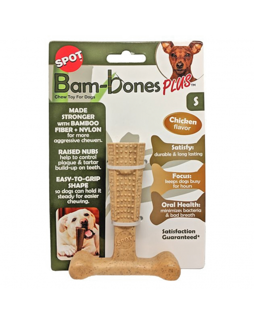 [8453] Spot Bam-Bones Plus Easy Grip Chicken Small
