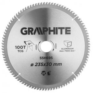Blad 235mm, Asgat 30mm, Tanden 100, Dikte 2,0mm, Zaagdikte 2,8mm, Geometry TCG,