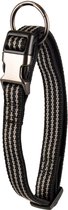 HALSBAND JANNU ZWART XL 55-75CM 38MM