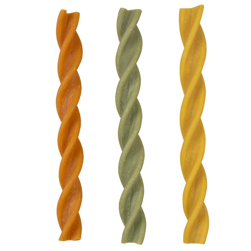 Garden Bites Fruity dental swirls 16cm - 15pcs gemengde kleuren