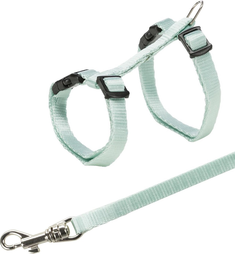 [4182] Junior kittentuig met riem, 19-31cm / 8mm, 1,20m