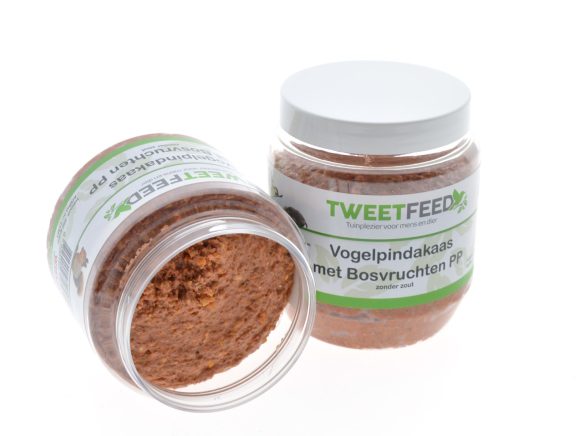 # Vogelpindakaas Bosvruchten 350gr